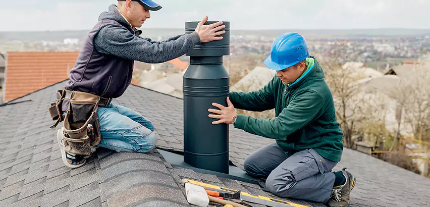 Chimney Flashing Replacement for Storm Damage in Fox Island