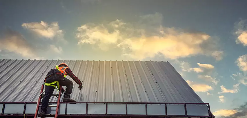 Commercial Built-Up Roof Installation in Fox Island