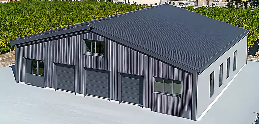Corrugated Garage Roof Repair in Fox Island