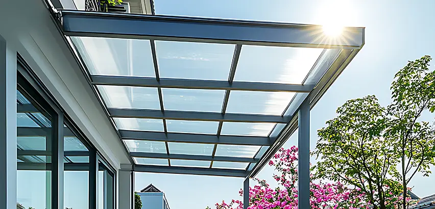 Glass Patio Roof Installation in Fox Island