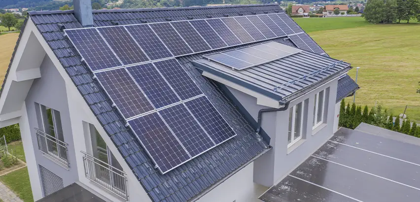 Residential Solar Roof Installation in Fox Island