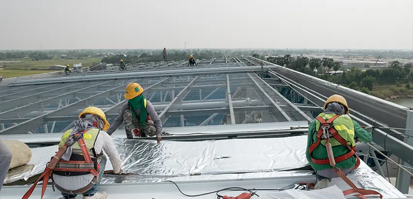 Commercial Roof Installation in Fox Island