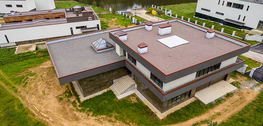 Flat Roof Replacement in Fox Island