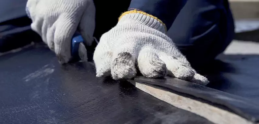 Rubber Roof Seam Repair in Fox Island