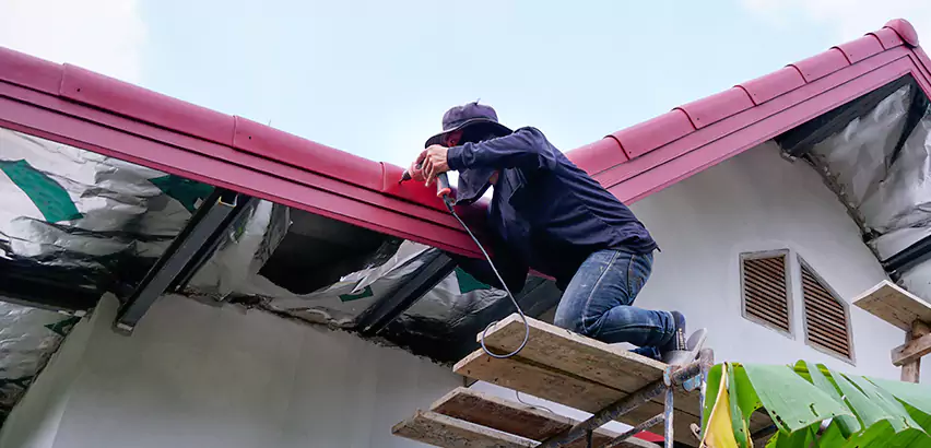 Residential Wind Damage Roof Repair in Fox Island