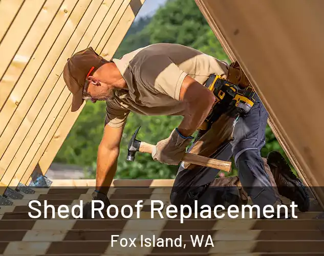  Shed Roof Replacement Fox Island, WA